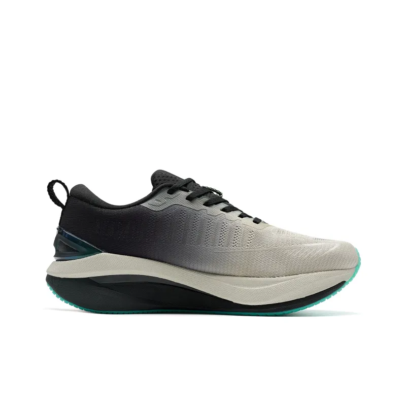 XTEP Cushioning Wear Resistant Low Top Training Running Shoes Men's Black Gray Color Winter Edition-1