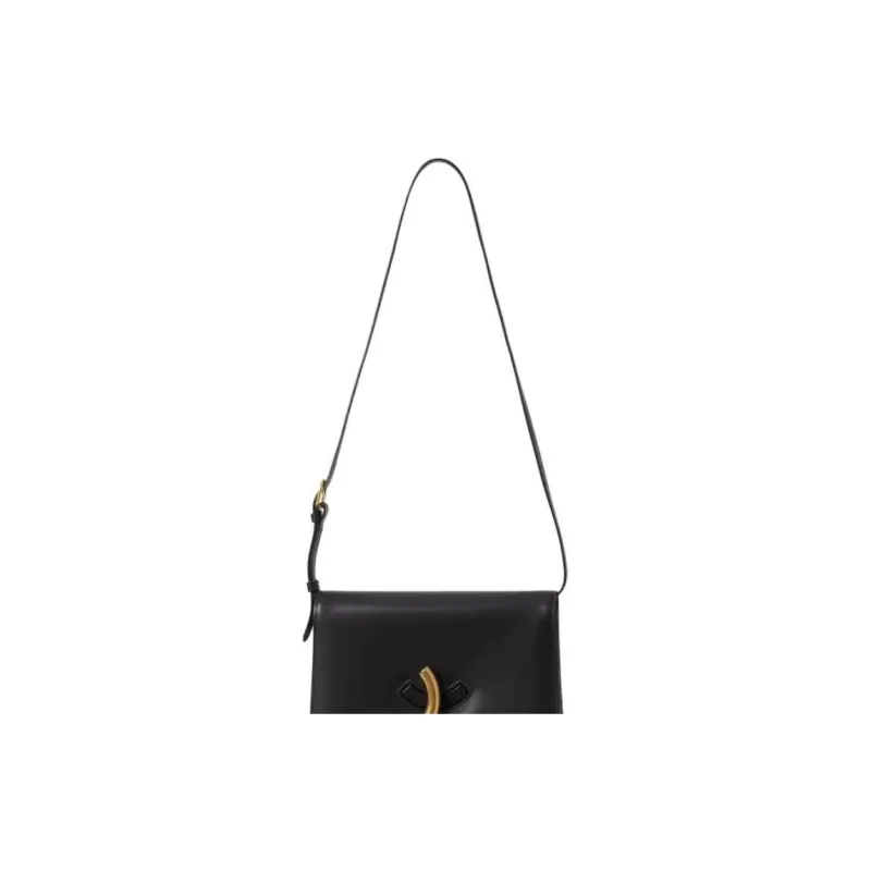 Little Liffner Cow Leather Shoulder Bag Crossbody Bag Small Size Women's Black-1