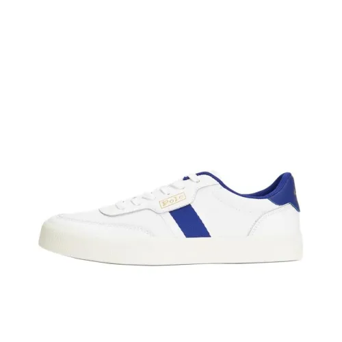 Polo Ralph Lauren Court Low-Top Skateboard Shoes Women's White