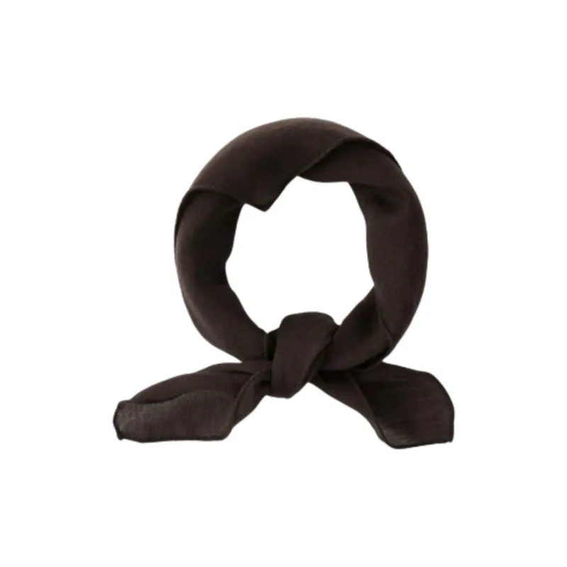 LARDINI Wool Knit Scarves Men's Umber-1