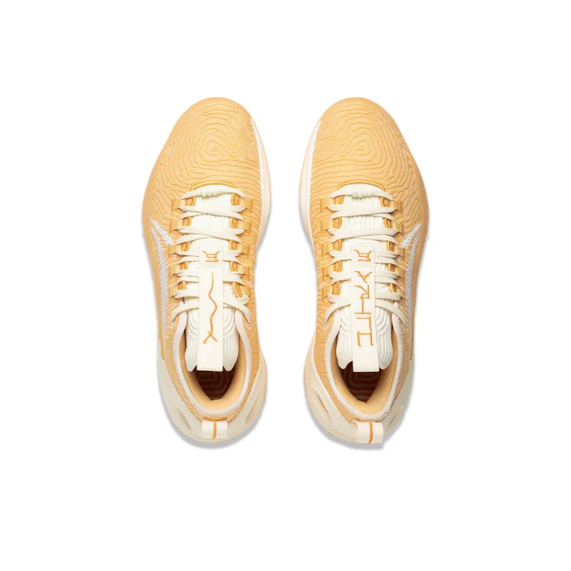 LiNing Charming Ultra Low Anti Slip Wear Resistant Low Top Basketball Shoes Men's Soft Apricot Yellow-3