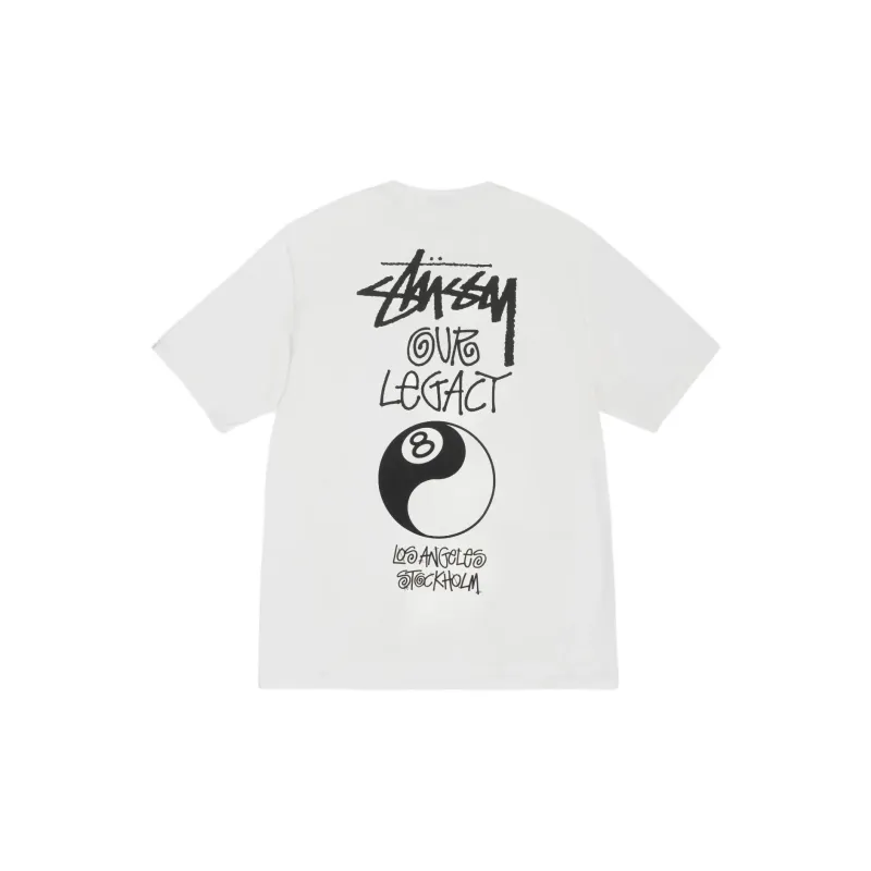 Stussy X Our Legacy Work Shop 8 Ball Yin Yang Pigment Dyed Tee-7
