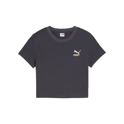 PUMA CLASSICS T Shirt Women's Galaxy Gray