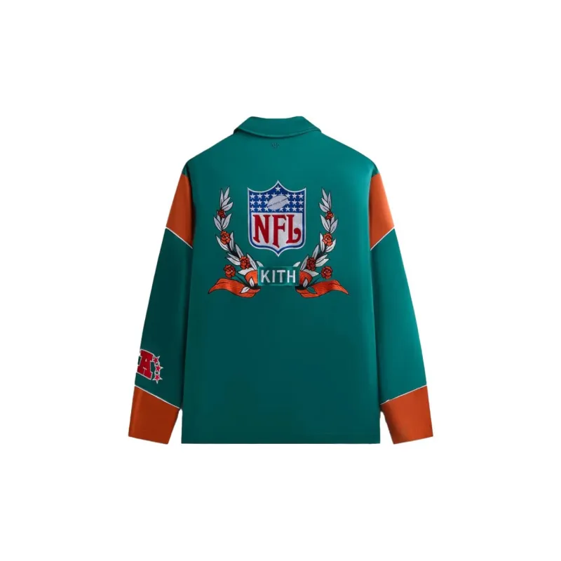 KITH & '47 For The NFL Dolphins Kieran Coaches Jacket-1