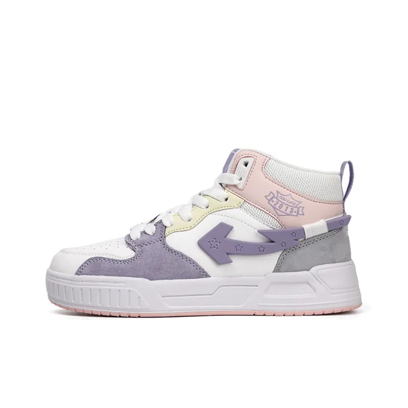NDU Lightweight Anti-Slip High-Top Skateboard Shoes Women's-0