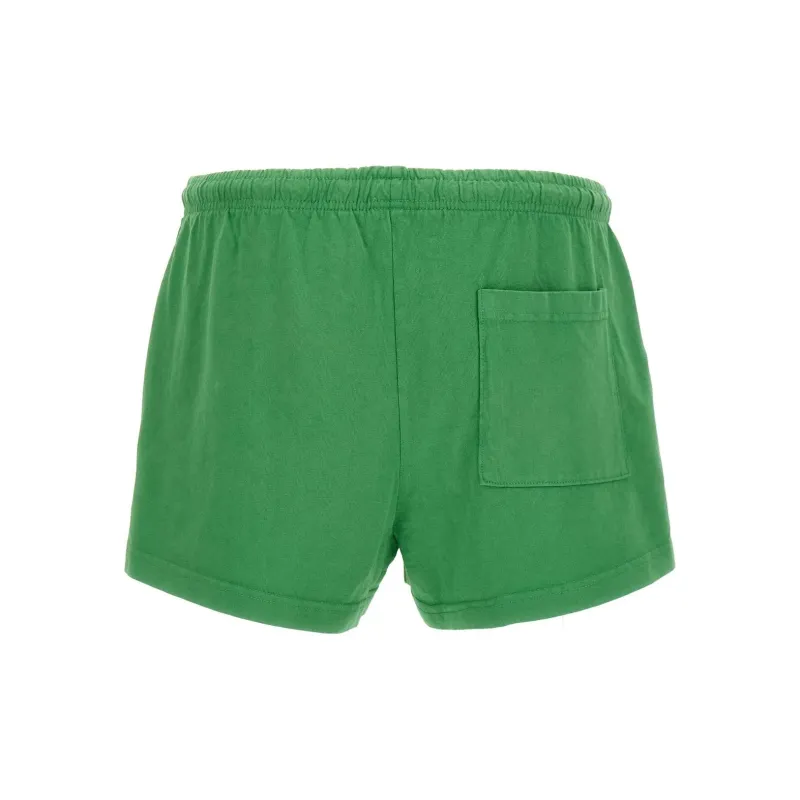 SPORTY & RICH Stars Health Crew Disco Short Jolly Green/White-1