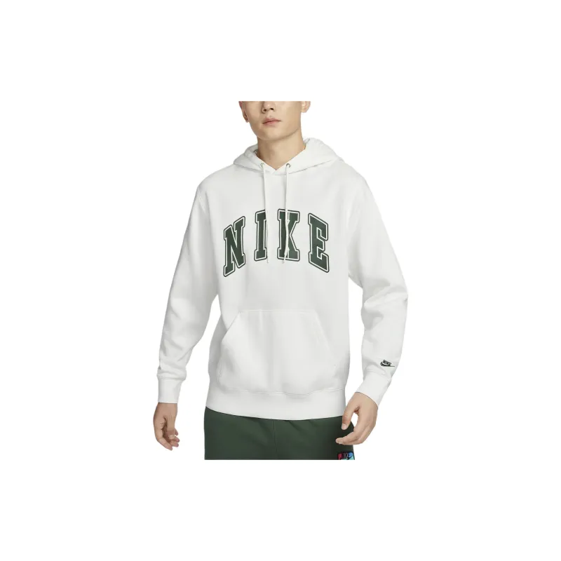 Nike Club Sweatshirt Men's Sail White/Fir Green-2