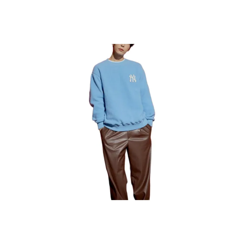 MLB Base Logo Sweatshirts Unisex Blue-2
