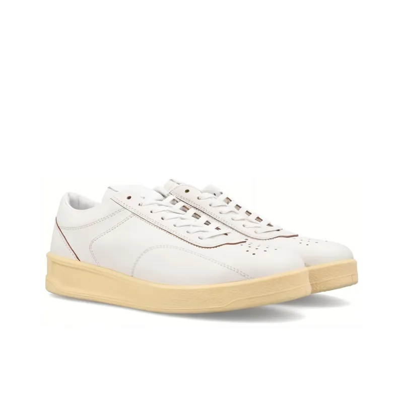JIL SANDER Lace-up Leather Sneakers-2