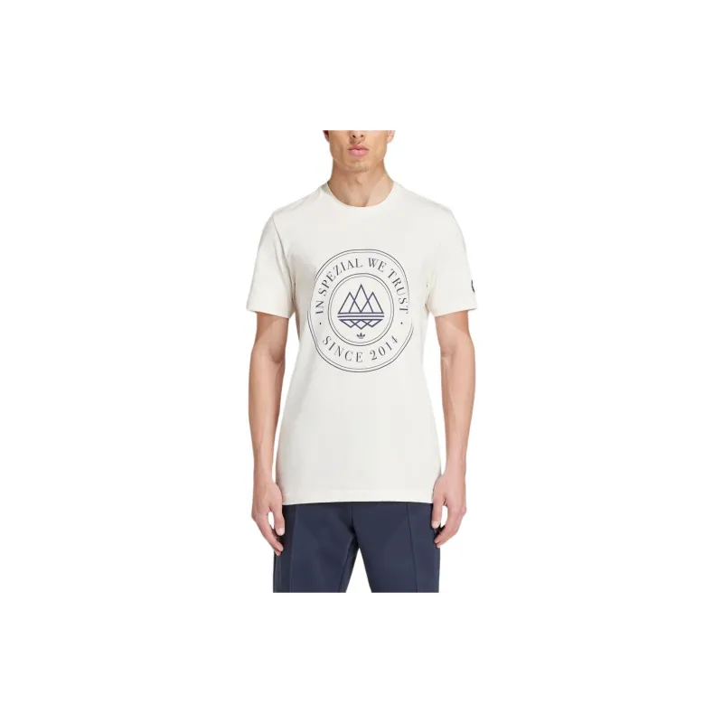 Adidas Originals SPEZIAL Series T Shirt Men's Pink White-1