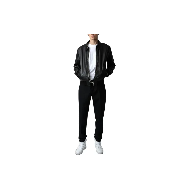 Zadig & Voltaire Mate Reversible Leather Jacket-2