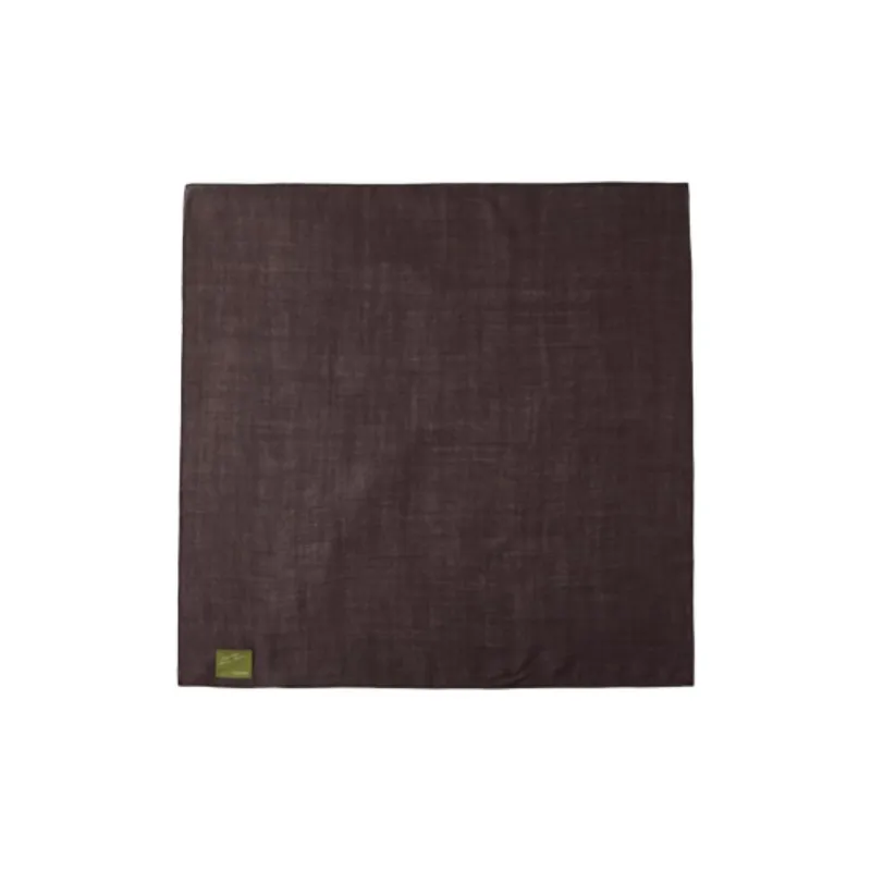 LARDINI Wool Knit Scarves Men's Umber-0