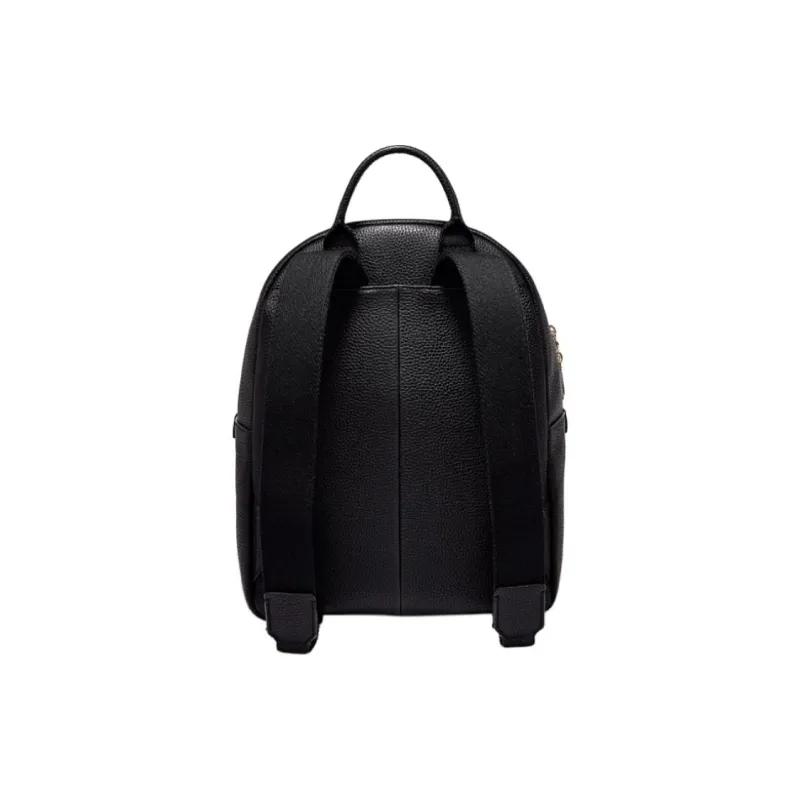 Ecco Cow Leather Backpack Small Size Unisex Black-2