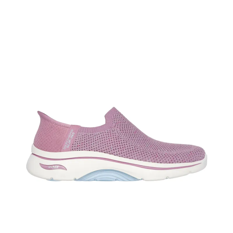 Skechers Slip Ins Breathable And Resilient Low Top Casual Shoes Women's Purple-1