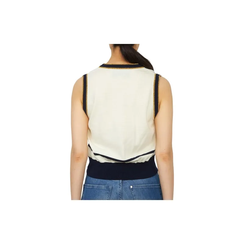 GUCCI SS23 Vest Women's Ivory White-2