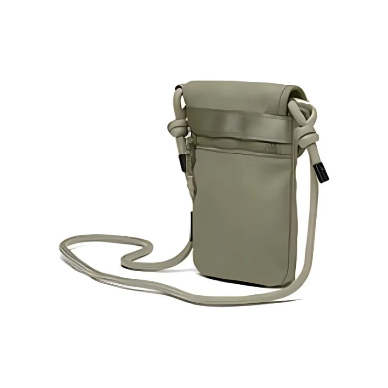 Skechers Fabric Shoulder Bag, Crossbody Bag Regular Unisex Dark Moss Green-3