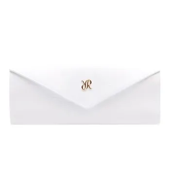 RAPPORT Leather Storage Bag Unisex White