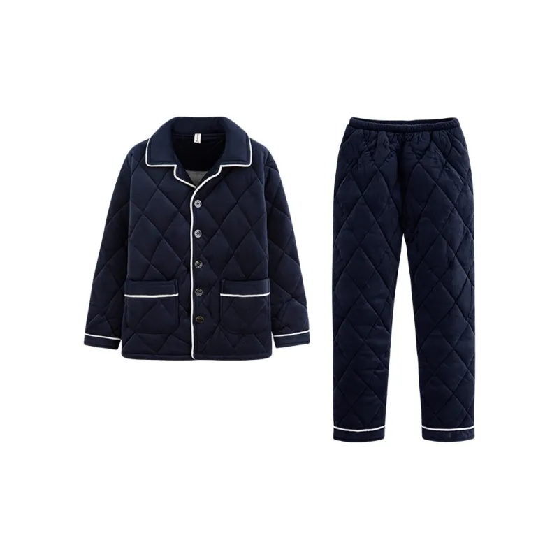 MIIOW Pajama Set Men's Royal Blue-0