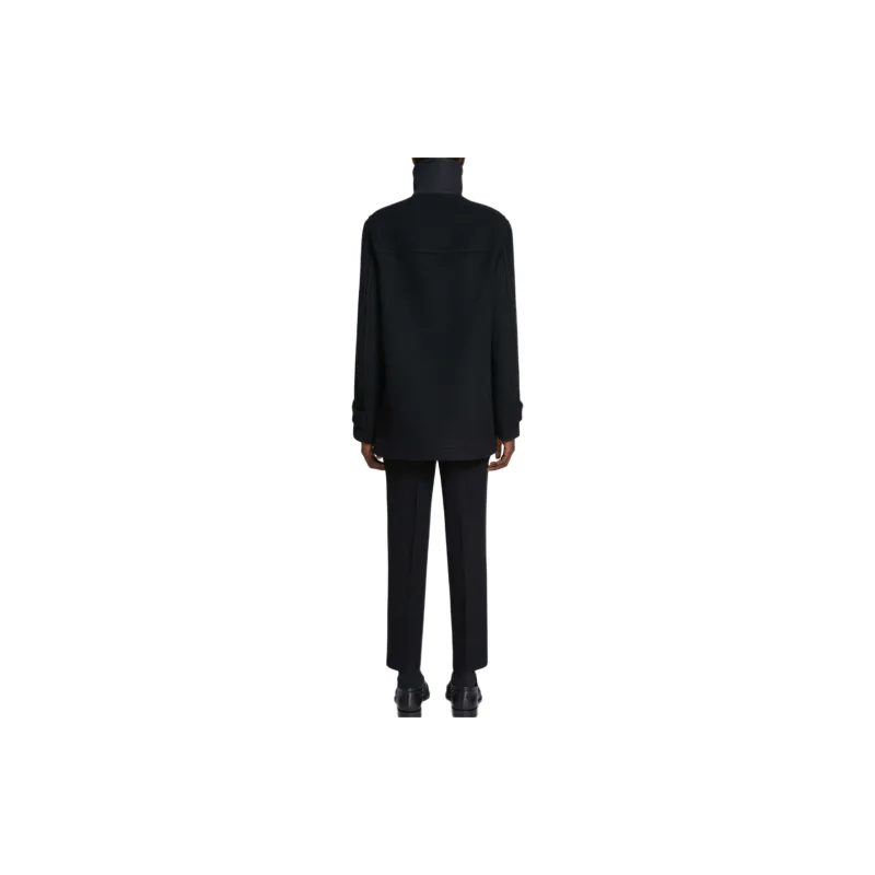DRIES VAN NOTEN Slim Wool Cropped Trousers-2