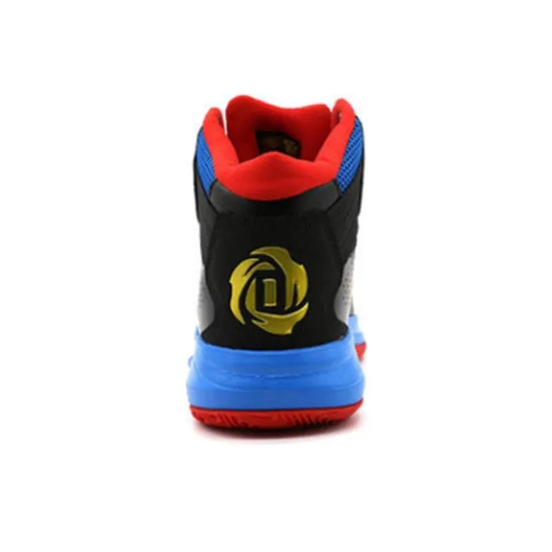 Adidas D Rose 773 Anti Slip Wear Resistant Mid Top Basketball Shoes Men's Black-2