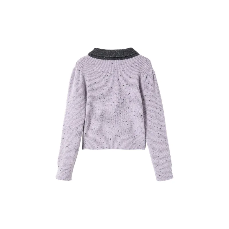 XIANGYING Knitwear Women's Purple-1