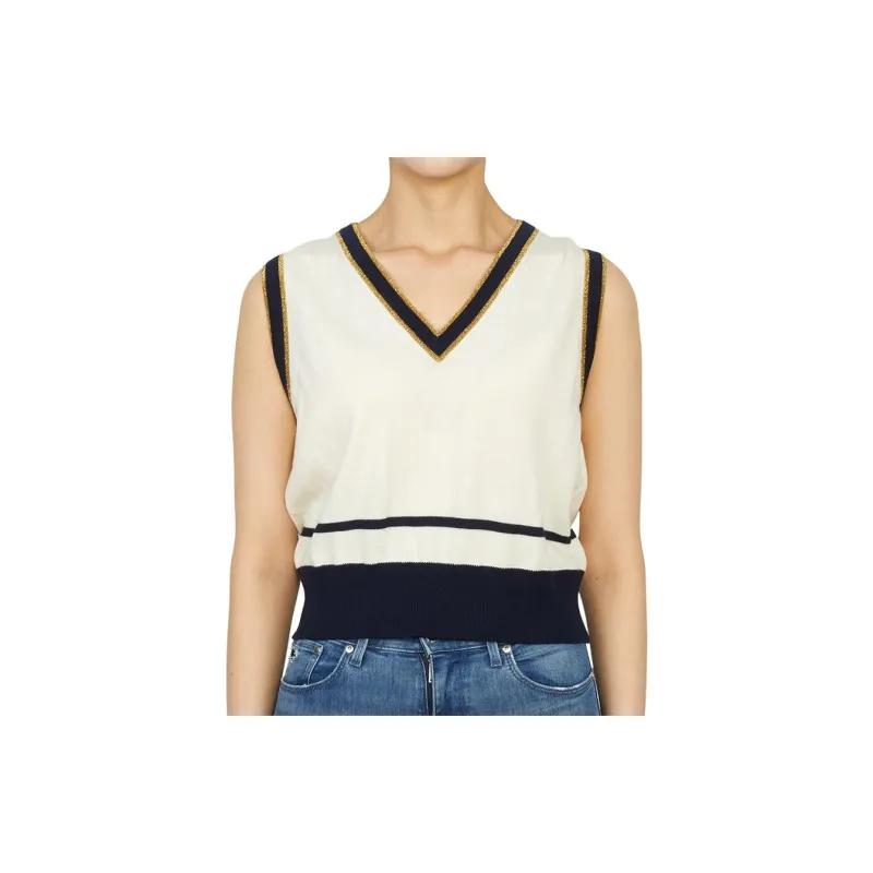 GUCCI SS23 Vest Women's Ivory White-1