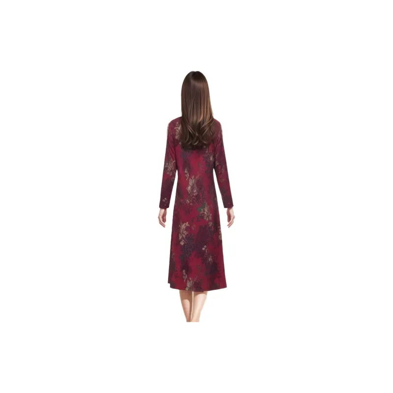 Mapping Long Sleeved Dresses Women's-0
