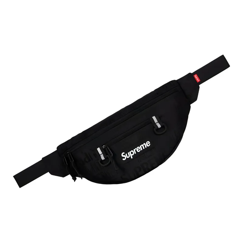 Supreme Polyester Crossbody Bag, Sling Bag, Fanny Pack Regular Unisex Black-1