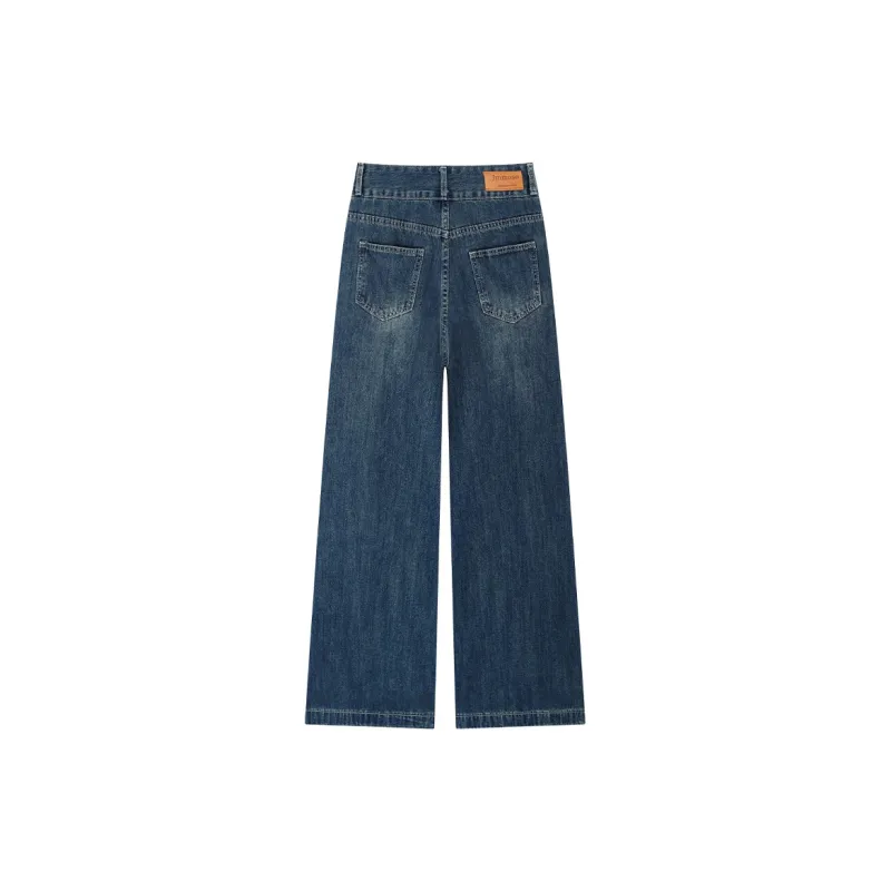 PZGE Jeans Women's Dark Blue-1