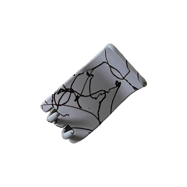 Connect The Past And The Present. Acrylic Hair Clips Women's-2