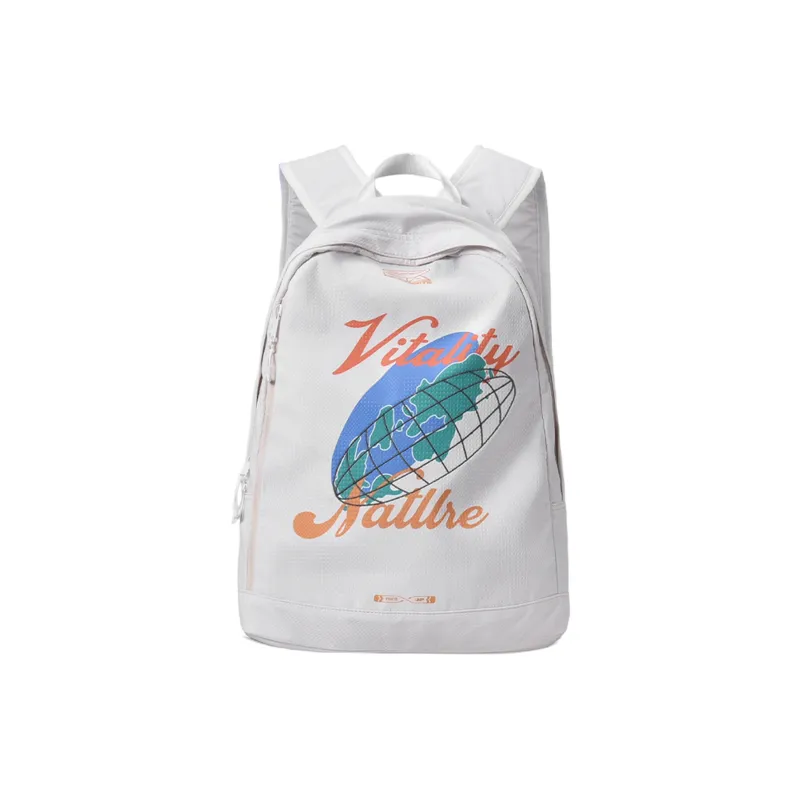 FINITE LOOP Recycled Material Backpack Regular Unisex Beige-5