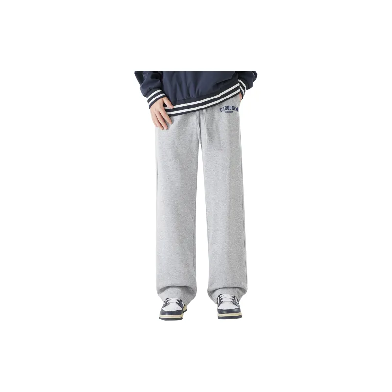 NCAA Knitted Sports Pants Unisex Gray-1