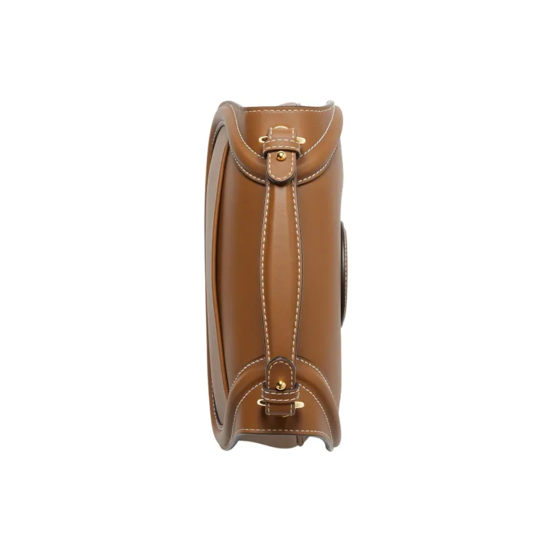 GUCCI Blondie Leather Shoulder Bag Crossbody Bag Handbag Small Size Women's Brown-5