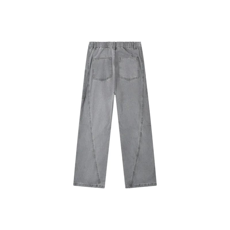 GEOFFREY B. SMALL Jeans Unisex Washed Gray-1