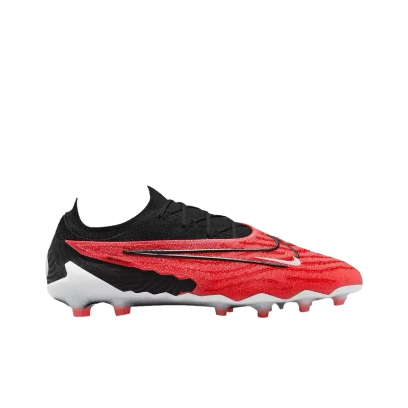 Nike Anti Slip Wear Resistant Soccer Shoes Men's Red Black-1