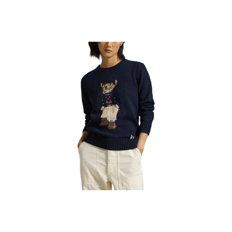 Polo Ralph Lauren FW24 Knitwear Women's Navy Blue-2