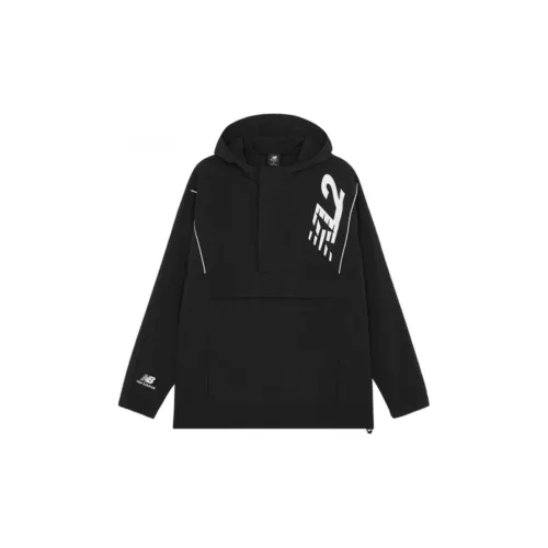 New Balance Jackets Men Black