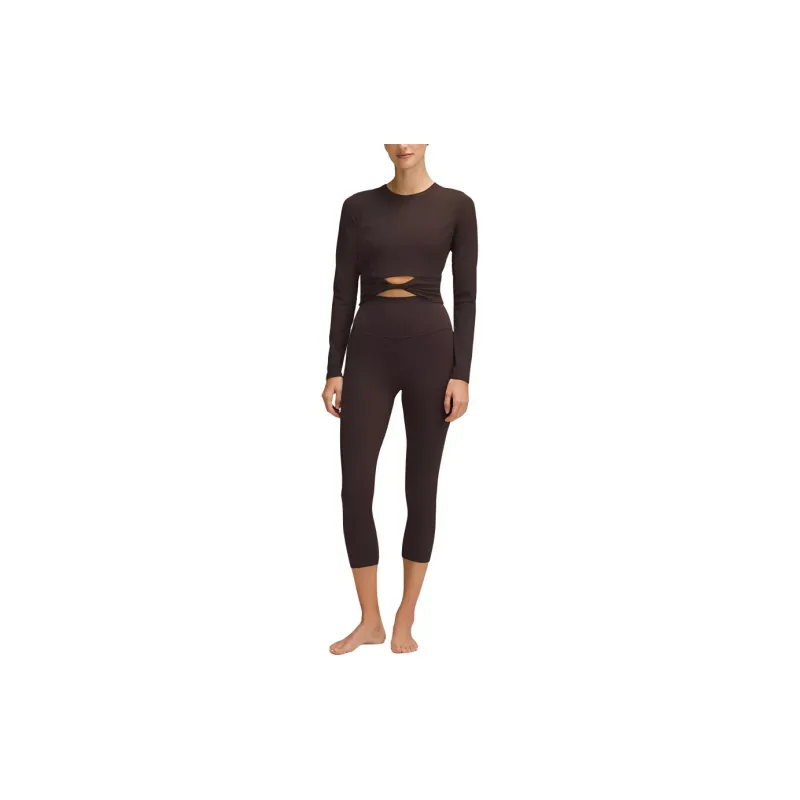Lululemon Nulu™Cropped Collection Shirt Women's Black-5