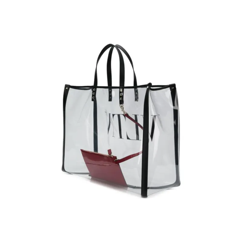 Valentino PVC Shopping Bags Regular Women's Transparent-1
