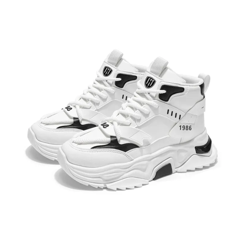 HACKBUTEER High Top Chunky Sneakers Men's-8