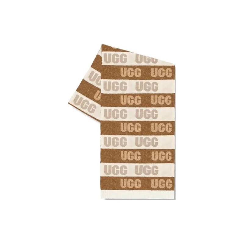 UGG Acrylic Knit Scarves Women's Brown-0