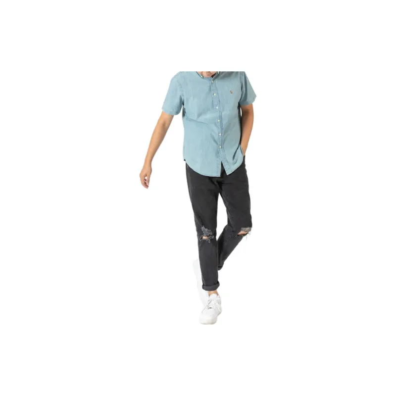 Polo Ralph Lauren Shirt Men's Light Denim-3