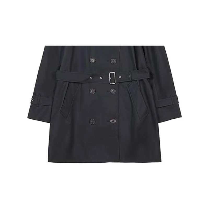 COACH Trench Coat Women's Black-3