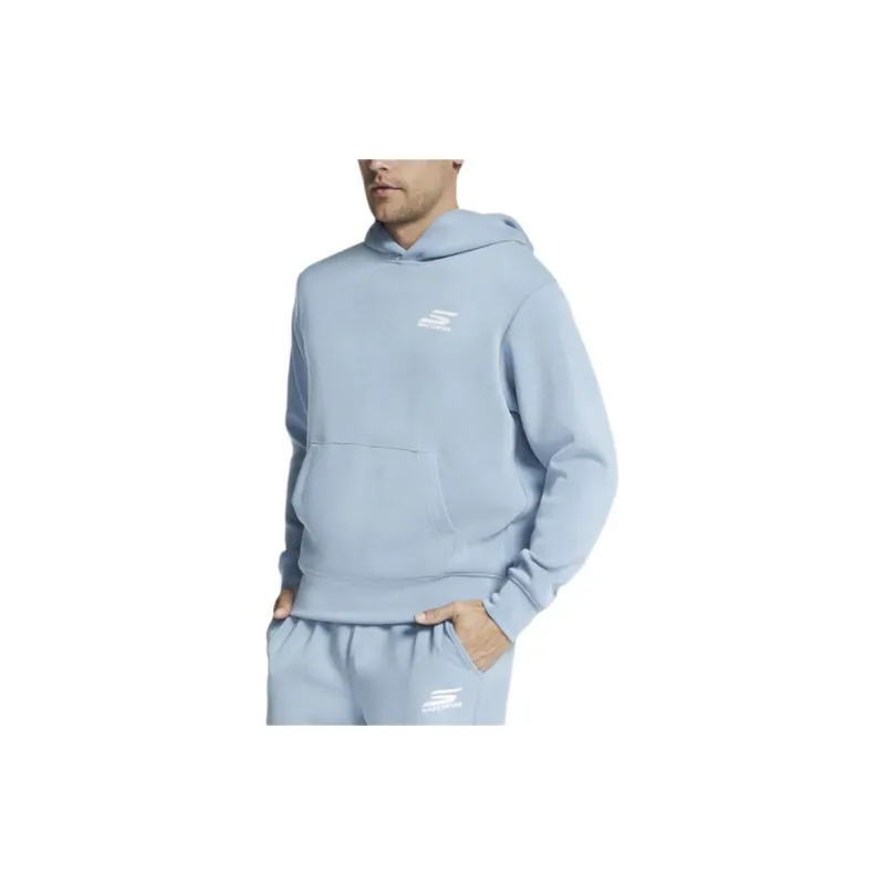 Skechers Skech Cloud Elevate Hoodie Sweatshirt Men's White/Blue-2