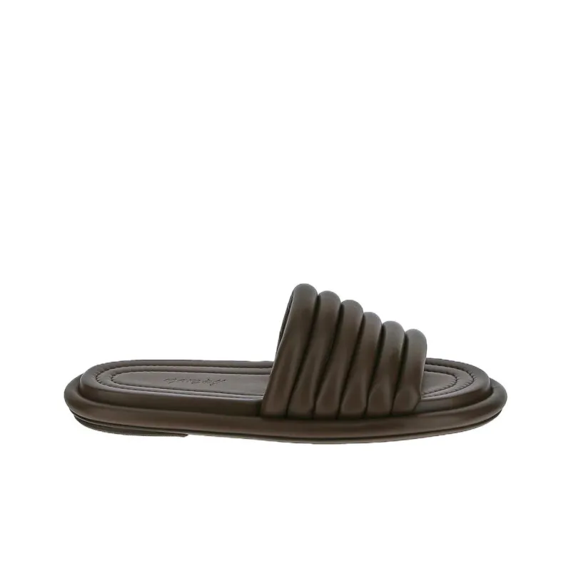 Marsèll Padded Leather Slides-3
