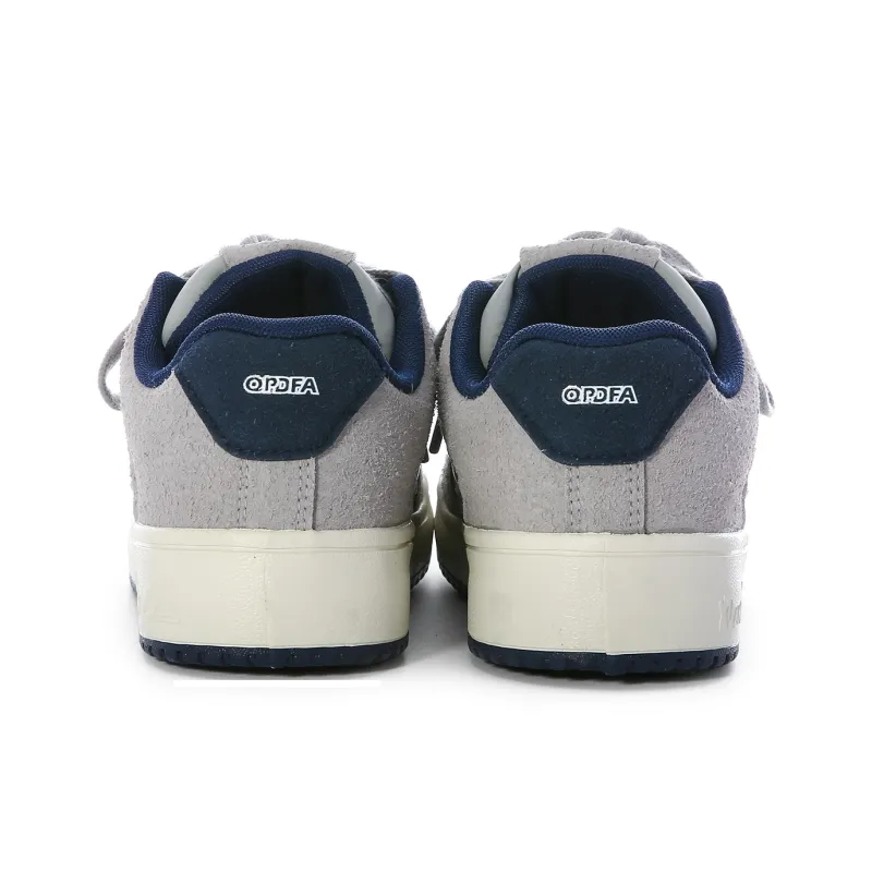Lovely You Durable Lightweight And Breathable Low Top Skateboard Shoes Women's Gray Blue-3