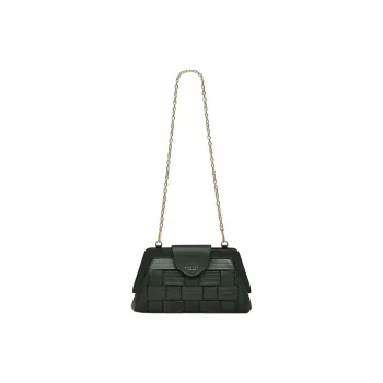 RADLEY Cow Leather Shoulder Bag Crossbody Bag Medium Size Women's Green