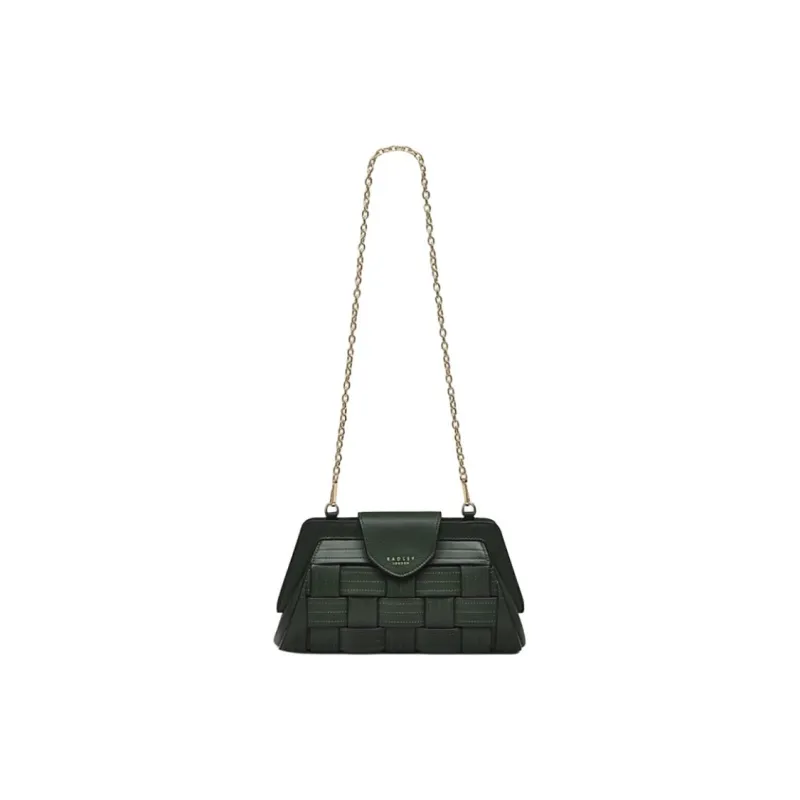 RADLEY Cow Leather Shoulder Bag Crossbody Bag Medium Size Women's Green-0