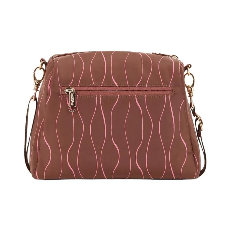 AMERICAN TOURISTER Polyester Shoulder Bag, Crossbody Bag Women's Tan & Pink-2