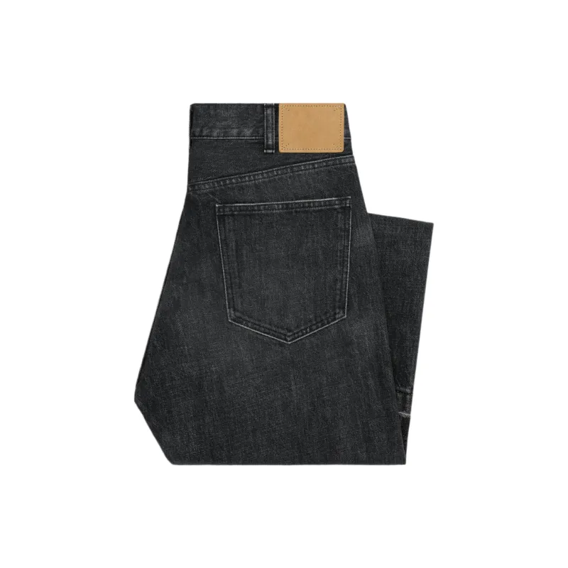 CELINE Wesley Jeans In Black Ice Rinse Wash Denim-1